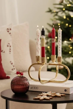 Outlet Kronelys jul Nøtteknekker mix 4-pk Kronelys|Julelys Og Lysestaker