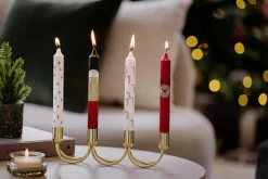 Outlet Kronelys jul Nøtteknekker mix 4-pk Kronelys|Julelys Og Lysestaker