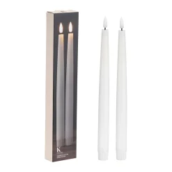 Sale Kronelys LED 2 pk 26,5cm hvit Ledlys|Kronelys