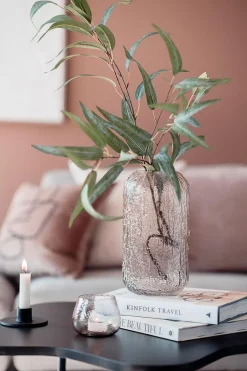 Hot Kronelysestake lana sort 10 cm Lysestaker