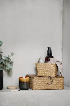 Best Kurv Tage med lokk liten Oppbevaring Og Kurver|Baderomsartikler