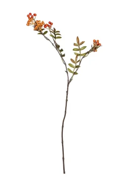 Outlet Kvist med orange bær Kunstige Blomster