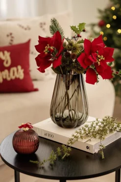 Kvist med røde bær 50 cm Kunstige Blomster|Juletrær Og Julegrønt