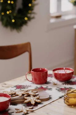 Discount Løper Julekongle 35x145cm Duker, Spisebrikker, Brikker Og Løpere|Juletekstil