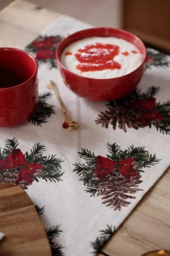 Discount Løper Julekongle 35x145cm Duker, Spisebrikker, Brikker Og Løpere|Juletekstil