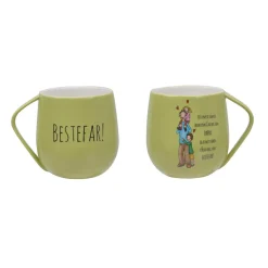 Lykketegning - Bestefar Krus 40 cl grønn Krus