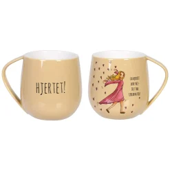 Discount Lykketegning - Hjertet, 40 cl gul Krus