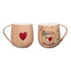 Outlet Lykketegning - Hug in a mug Krus beige Krus