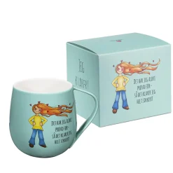 Online Lykketegning - Jeg klarer Krus 40 cl blå Krus