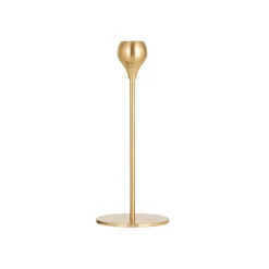 Lysestake Blonde 21,5 cm gull Lysestaker|Julelys Og Lysestaker