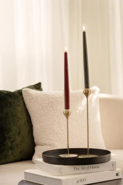 Lysestake Blonde 21,5 cm gull Lysestaker|Julelys Og Lysestaker