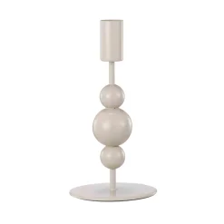 Best Lysestake Bubble 16,8 cm, beige Lysestaker