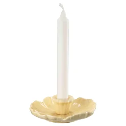 Sale Lysestake Flower 4 cm gul Lysestaker