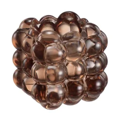 Best Lysestake kombi Bubbles 6,5cm brun Lysestaker