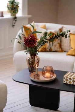 Best Lysestake kombi Bubbles 6,5cm brun Lysestaker