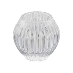 Lysestake Kombi Rille 7 cm klar Lysestaker