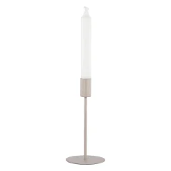 Clearance Lysestake Melina 18cm beige Lysestaker