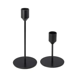 Outlet Lysestake Prato 18,5cm Sort Lysestaker