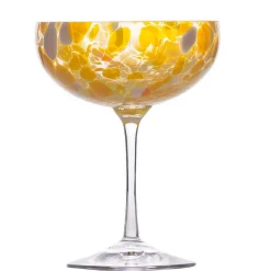 Online Magnor - Swirl Champagneglass, gul Glass