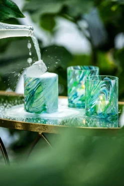 Best Magnor - Swirl drikkeglass/lykt grønn Glass