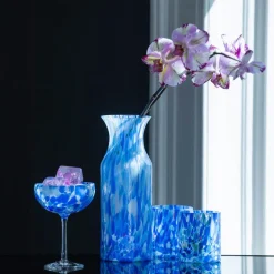 Sale Magnor - Swirl drikkeglass/lykt blå Glass