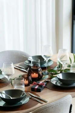 Outlet Middagstallerken Iben 26 cm grønn-blå Servise