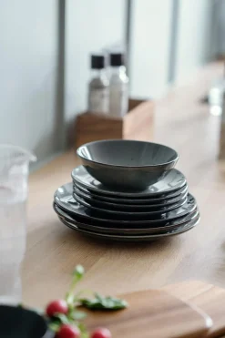 Outlet Middagstallerken Iben 26 cm grønn-blå Servise