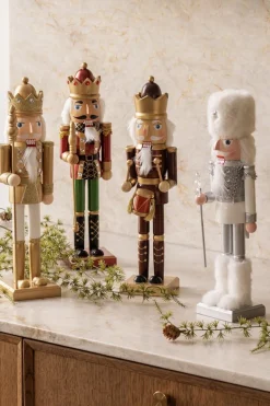 Discount Nøtteknekker med pelsboots 38 cm Julepynt