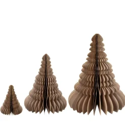 New Papirtre 30cm beige Julepynt