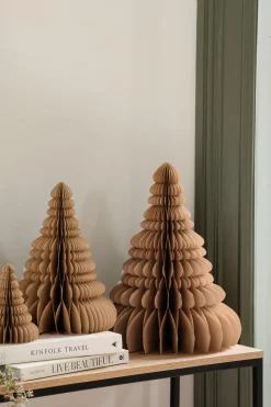 Discount Papirtre 40cm beige Julepynt