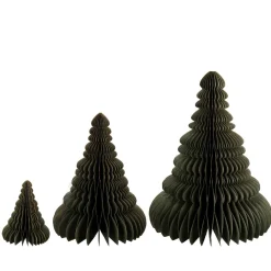 Hot Papirtre 15cm grønn Julepynt