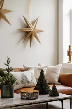 Hot Papirtre 30cm grønn Julepynt