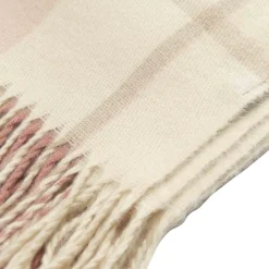 Clearance Pledd Tartan 130x170 cm rosa Pledd