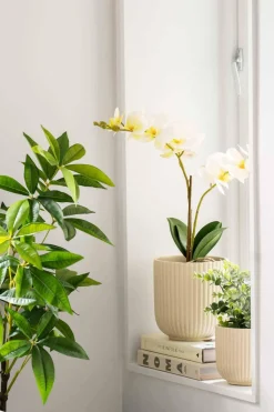 Sale Potte Riley matt 14 cm, beige Blomsterpotter Og Pidestaller