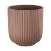 Hot Potte Riley matt 20 cm, brun Blomsterpotter Og Pidestaller