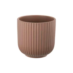 Hot Potte Riley matt 14 cm, brun Blomsterpotter Og Pidestaller