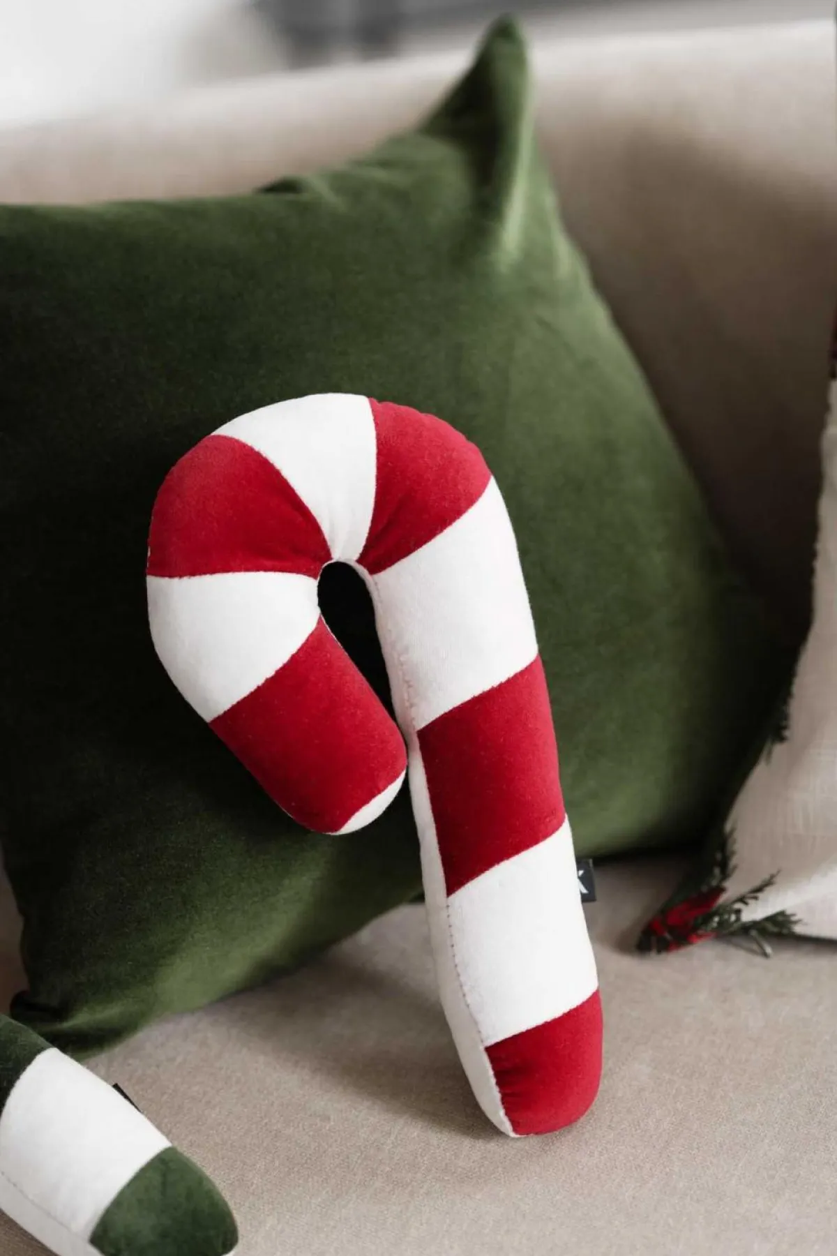 Best Pute Candy 9x32cm rød Putetrekk|Juleputer