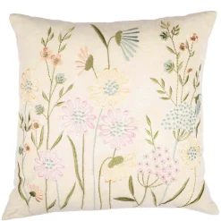 Puterekk Saga brodert multi 48x48cm Putetrekk