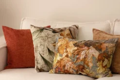 New Putetrekk Chenille 48x48cm terracotta Putetrekk