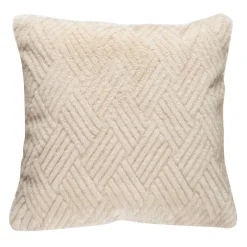 Clearance Putetrekk Faux fur grafisk 48x48 cm Putetrekk