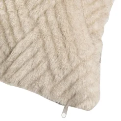 Clearance Putetrekk Faux fur grafisk 48x48 cm Putetrekk