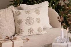 Clearance Putetrekk Faux fur grafisk 48x48 cm Putetrekk