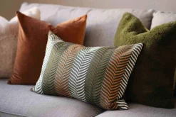 Online Putetrekk Faux fur 48x48cm, grønn Putetrekk