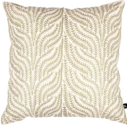 Clearance Putetrekk Gren brodert 48x48cm grønn Putetrekk