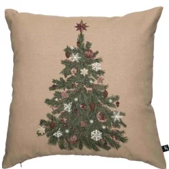 Outlet Putetrekk Nostalgisk tre 48x48 cm Putetrekk|Juletekstil