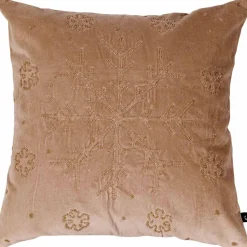 Outlet Putetrekk perler snøkrystall 48x48cm Putetrekk|Juletekstil