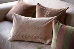 Online Putetrekk snøfnugg beige Putetrekk|Juletekstil