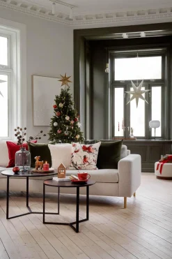 Discount Putetrekk velur dompap lys Putetrekk|Juletekstil