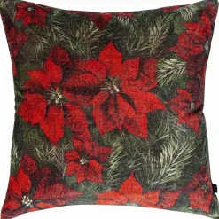 Putetrekk velur Julestjerne 48x48cm Putetrekk|Juletekstil