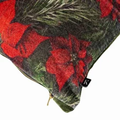 Putetrekk velur Julestjerne 48x48cm Putetrekk|Juletekstil